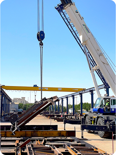 Lifting and placing components into position
