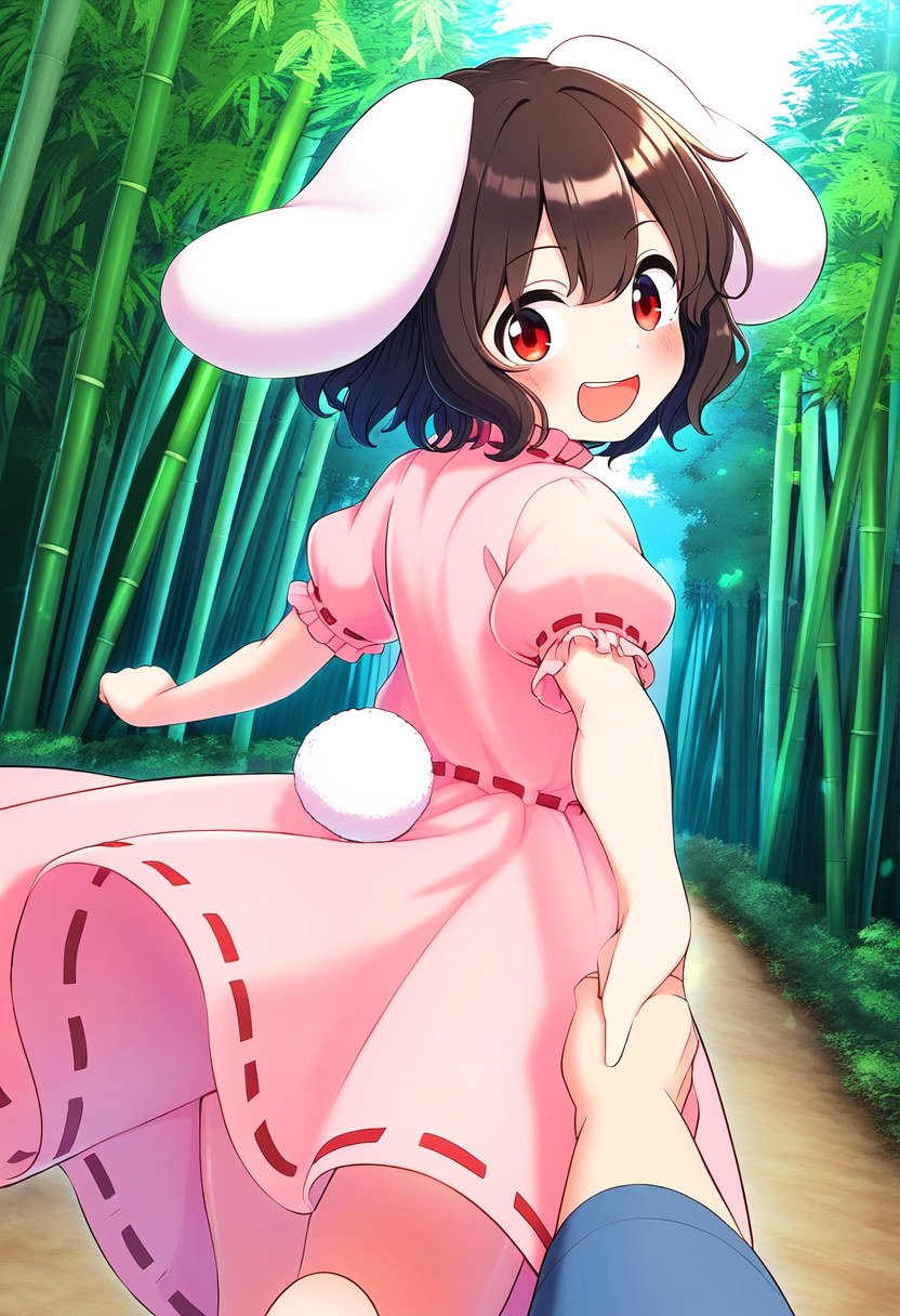 【リクエストより】てゐとイチャイチャえっち by aoka with ai art, Touhou, Touhou Project, tewi inaba