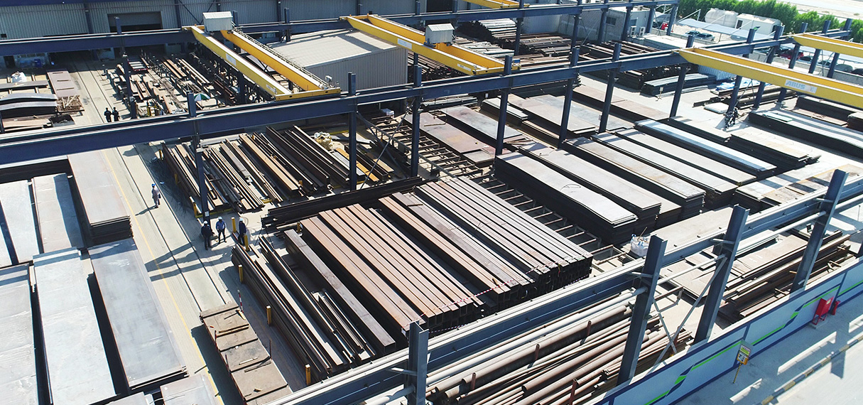 Large scale steel manufacturing facility