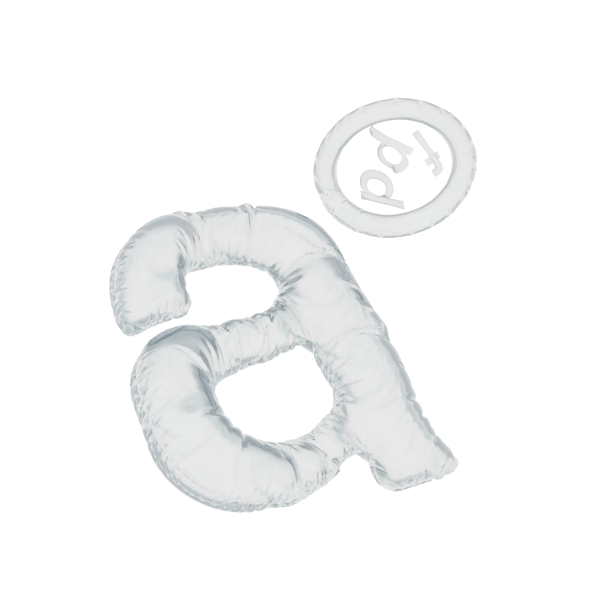 Archive PDF logo mark featuring a 3D inflated white letter A and circular pdf badge on a black background