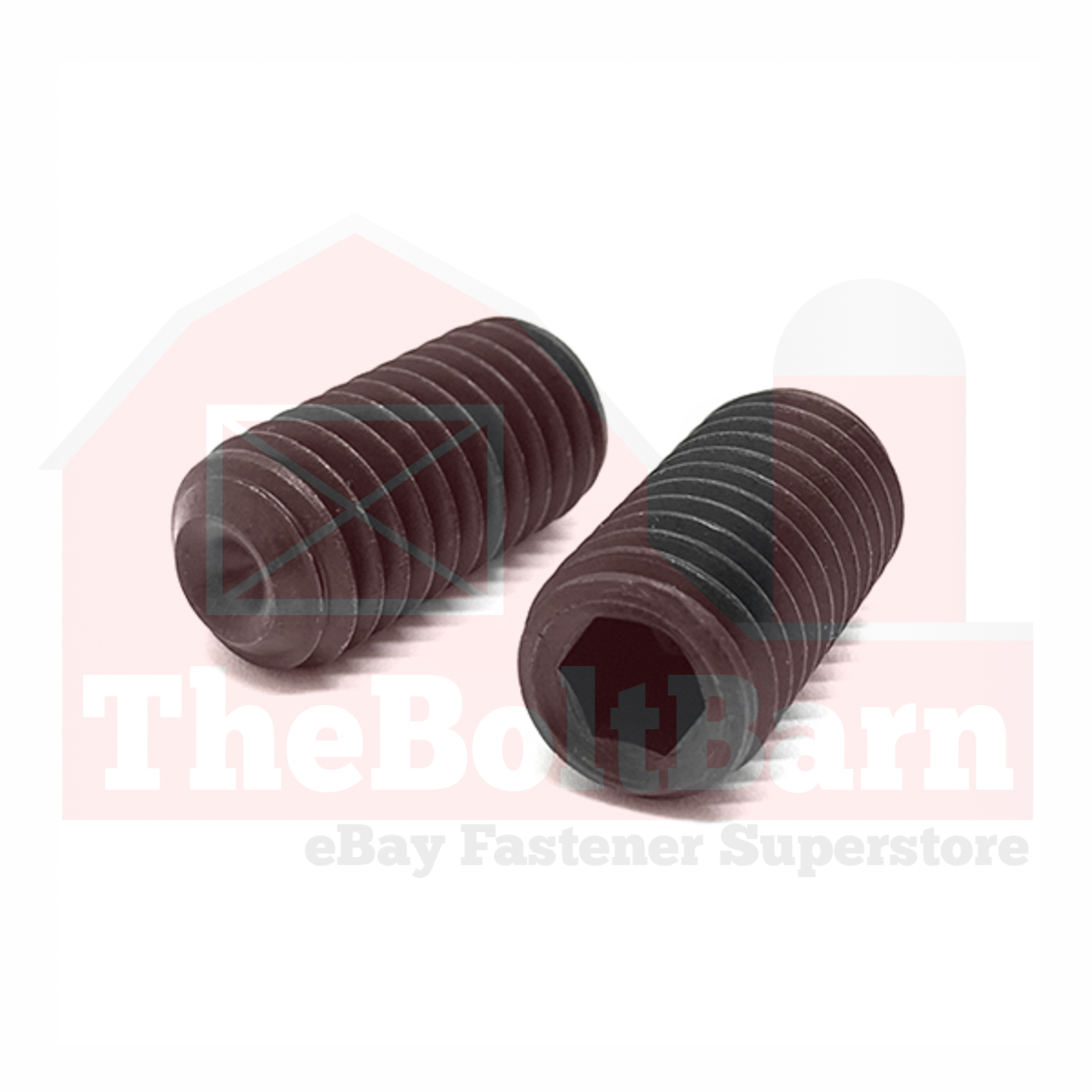 M10-1.5 Class 45H Cup Point Socket Set Screws Black Oxide (Pick Length & Qty)