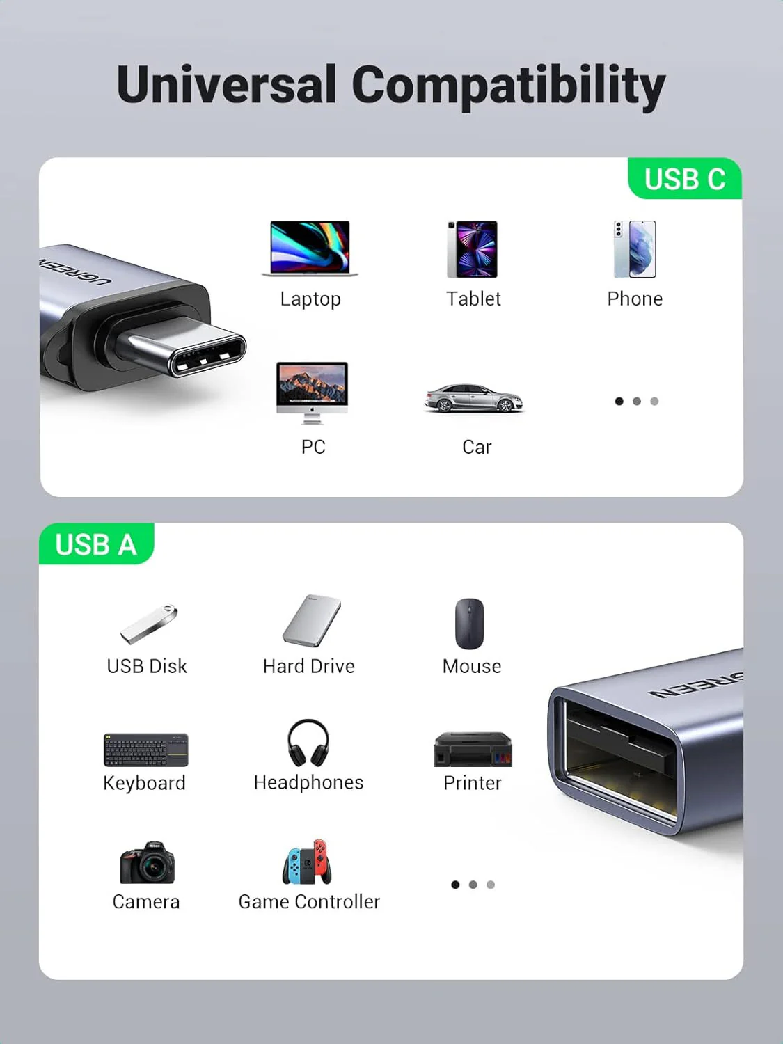 Durable Type-C adapter