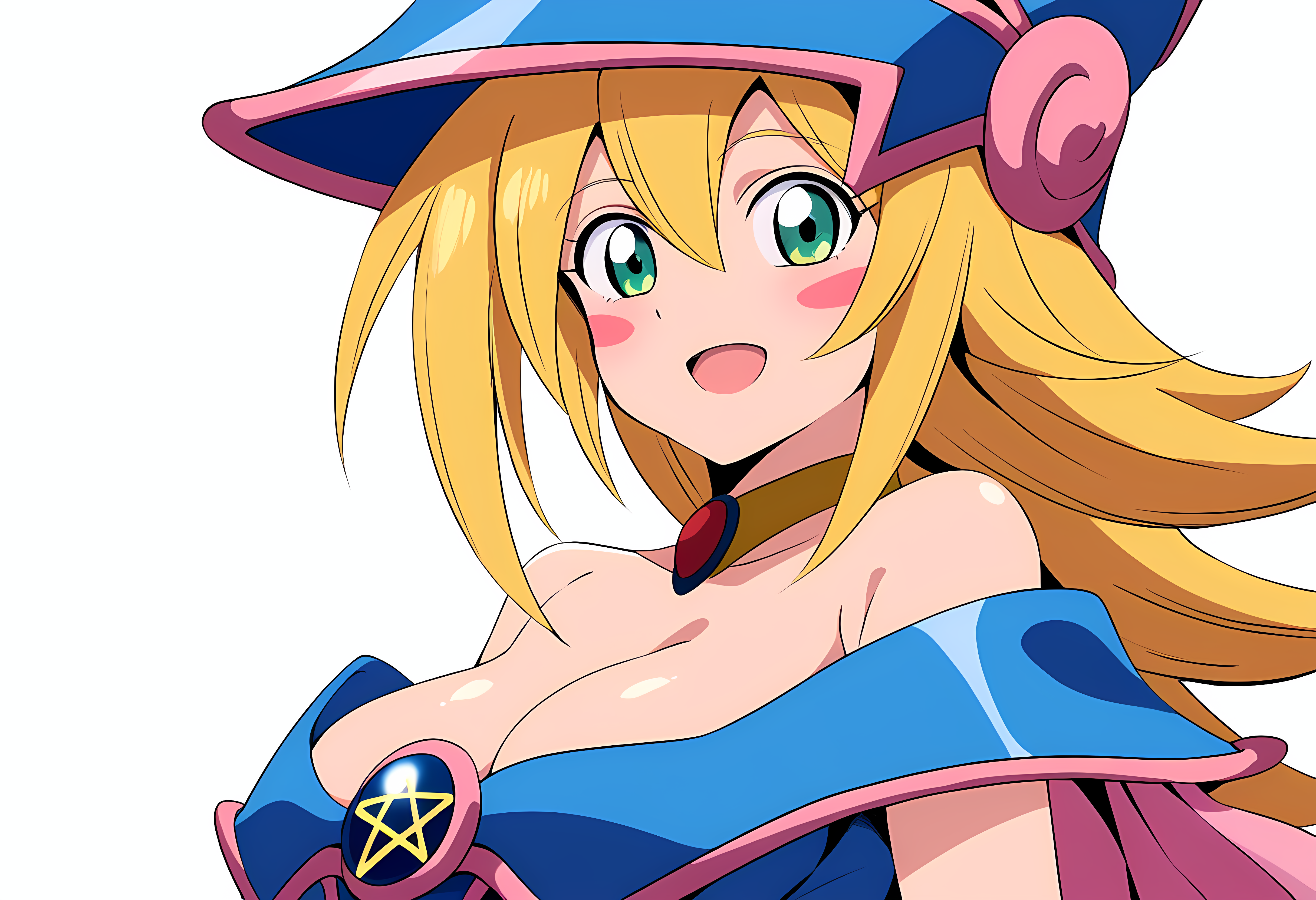 AI by ruby chan with ai art, black magician girl, Yu-Gi-Oh!, Dark Magician Girl, DMG