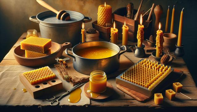 Réaliser des bougies naturelles à base de cire d'abeille : Guide complet
