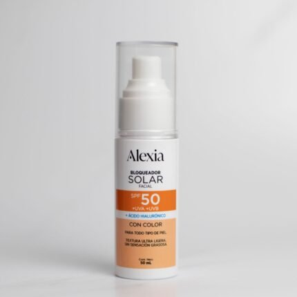 Alexia Bloq. Solar Spf 50+ C/Color+Ac.Hialuronico Fco X 50ml