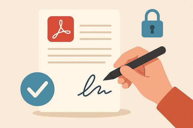 Signer un PDF gratuitement avec Adobe Reader