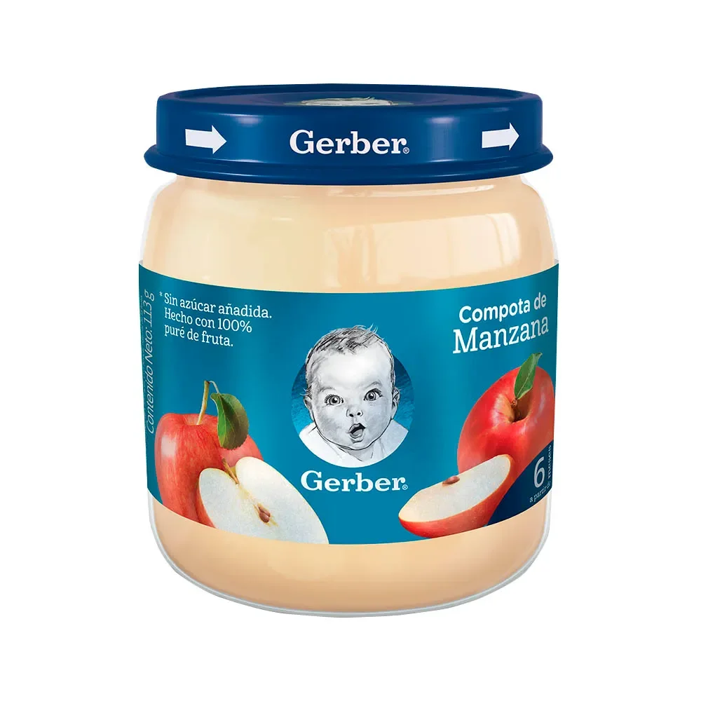 Gerber Compota Manzana  Fco X113 G