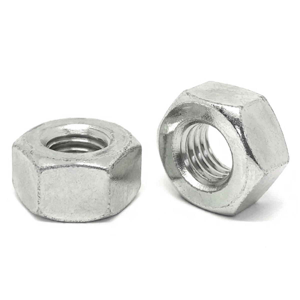 Tuercas hexagonales pesadas de acero inoxidable de 1/4"-20 (elige el número) - Imagen 2 de 7