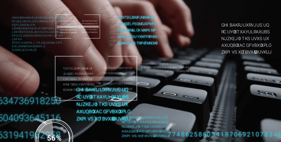 algorithm on digital screen