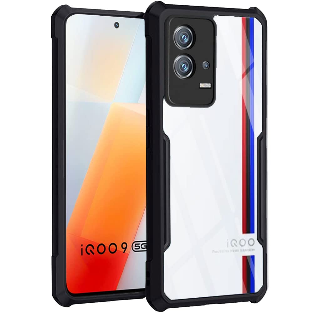 Black Border - Transparent Back iPaky Mobile Back Cover Case