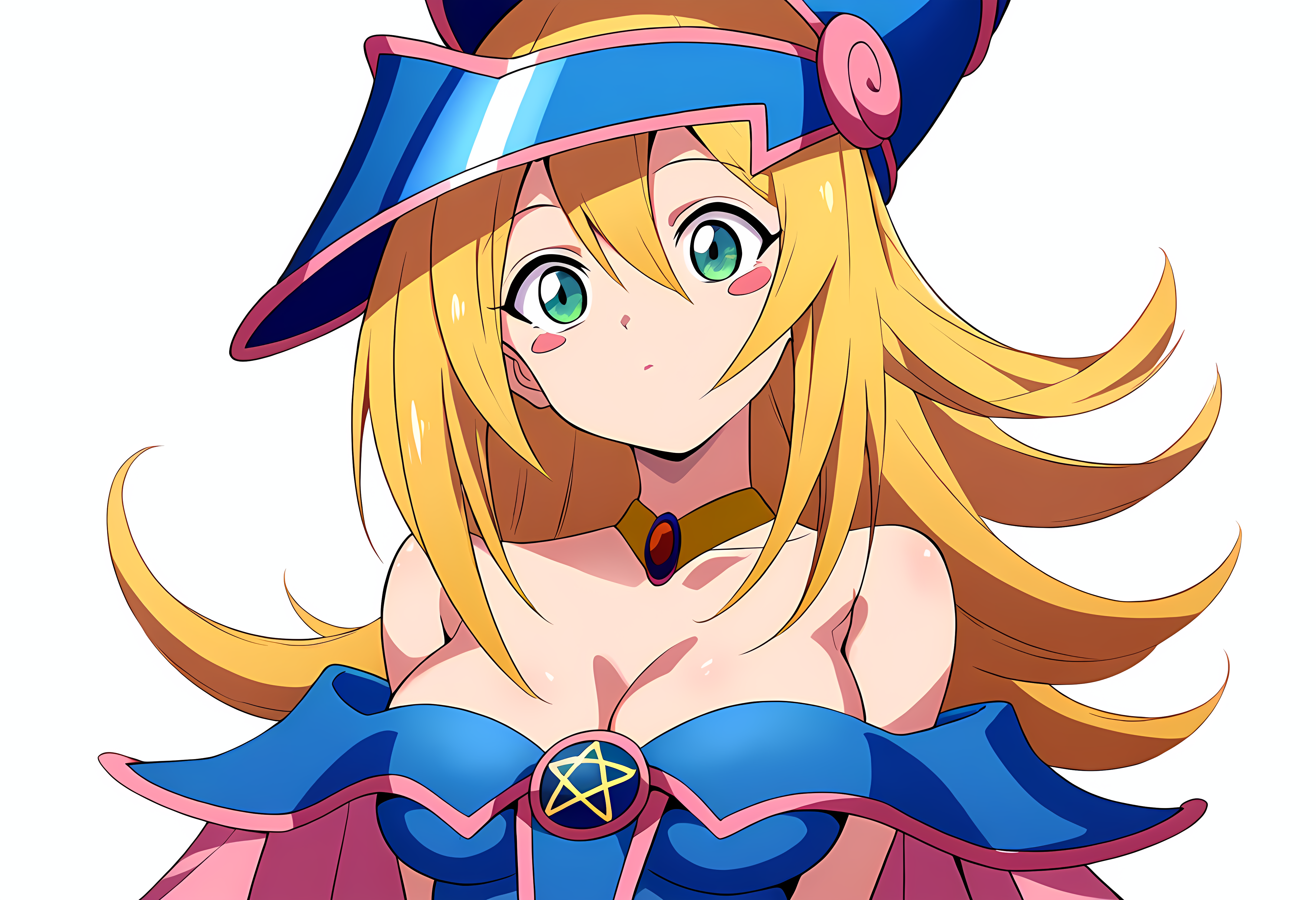 AI by ruby chan with ai art, black magician girl, Yu-Gi-Oh!, Dark Magician Girl, DMG