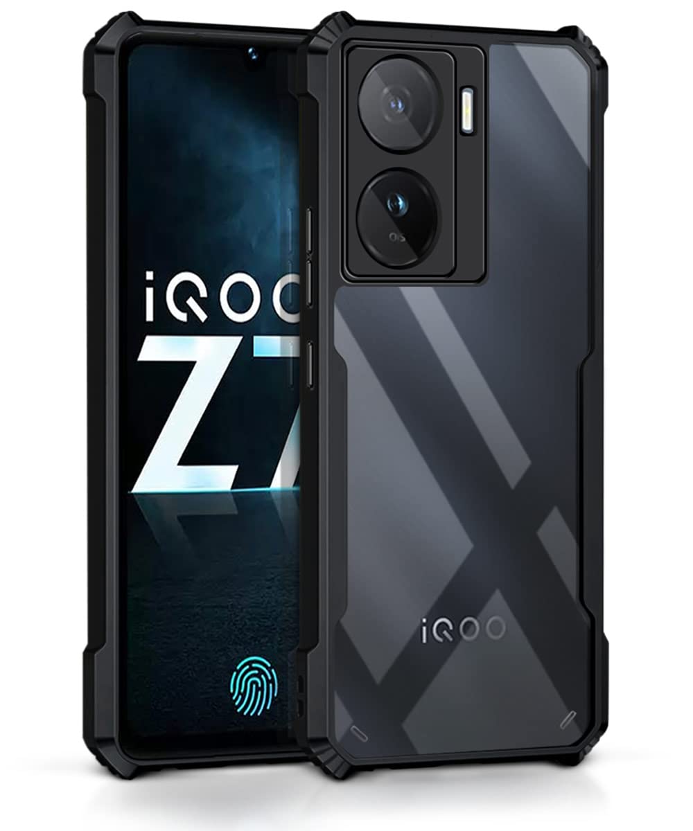 Black Border - Transparent Back iPaky Mobile Back Cover Case