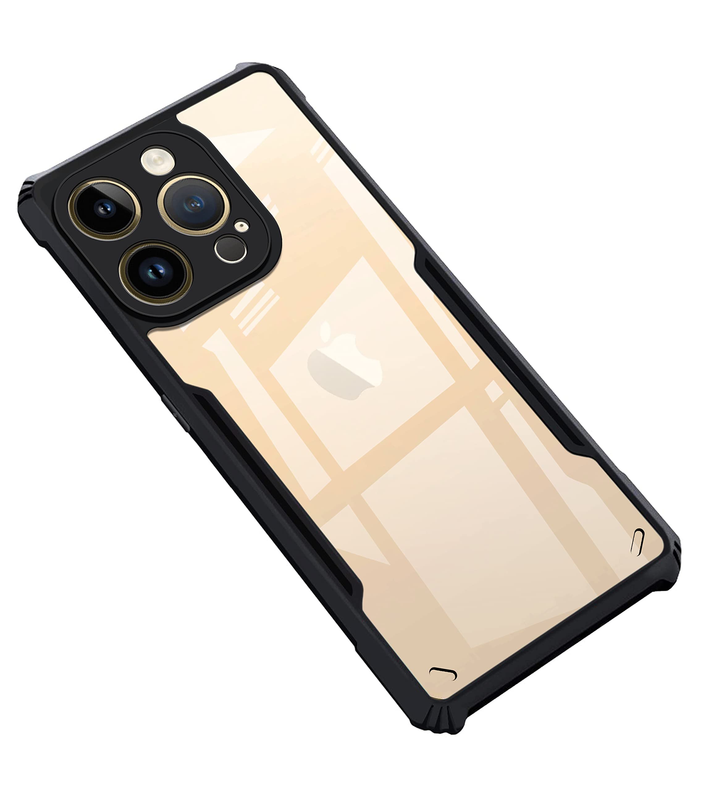 Black Border - Transparent Back iPaky Mobile Back Cover Case