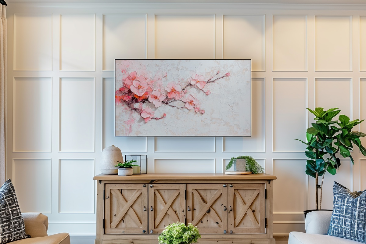 Festive Farmhouse Charm Frame TV Art