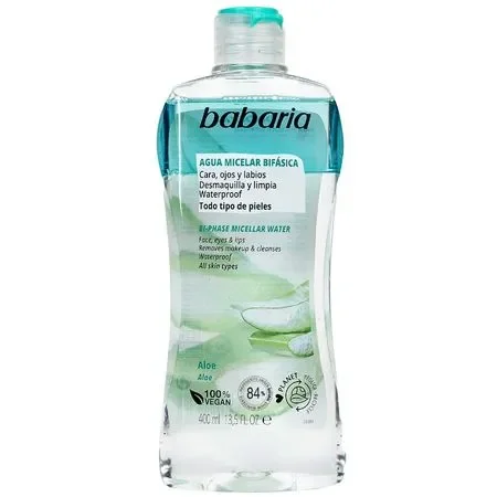 Agua Micelar Bifasica Aloe Vera Frasco X 400 ml