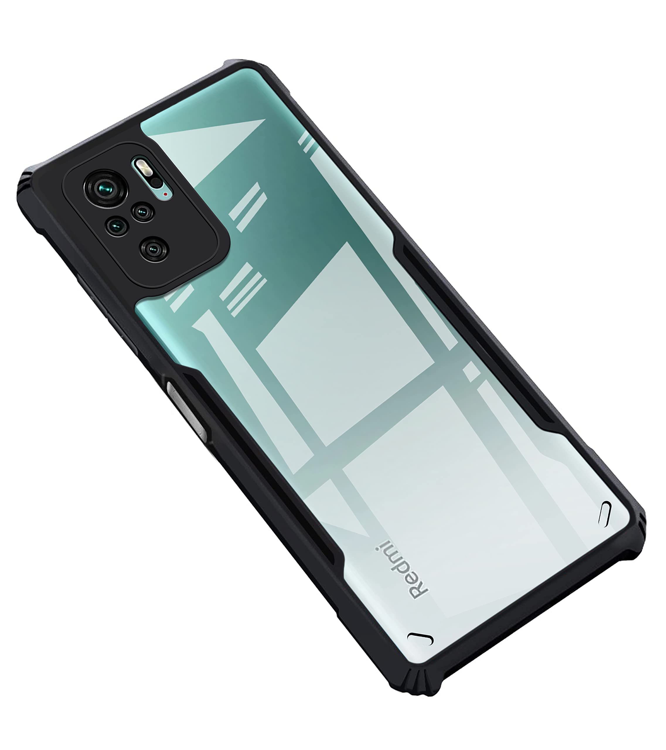Black Border - Transparent Back iPaky Mobile Back Cover Case