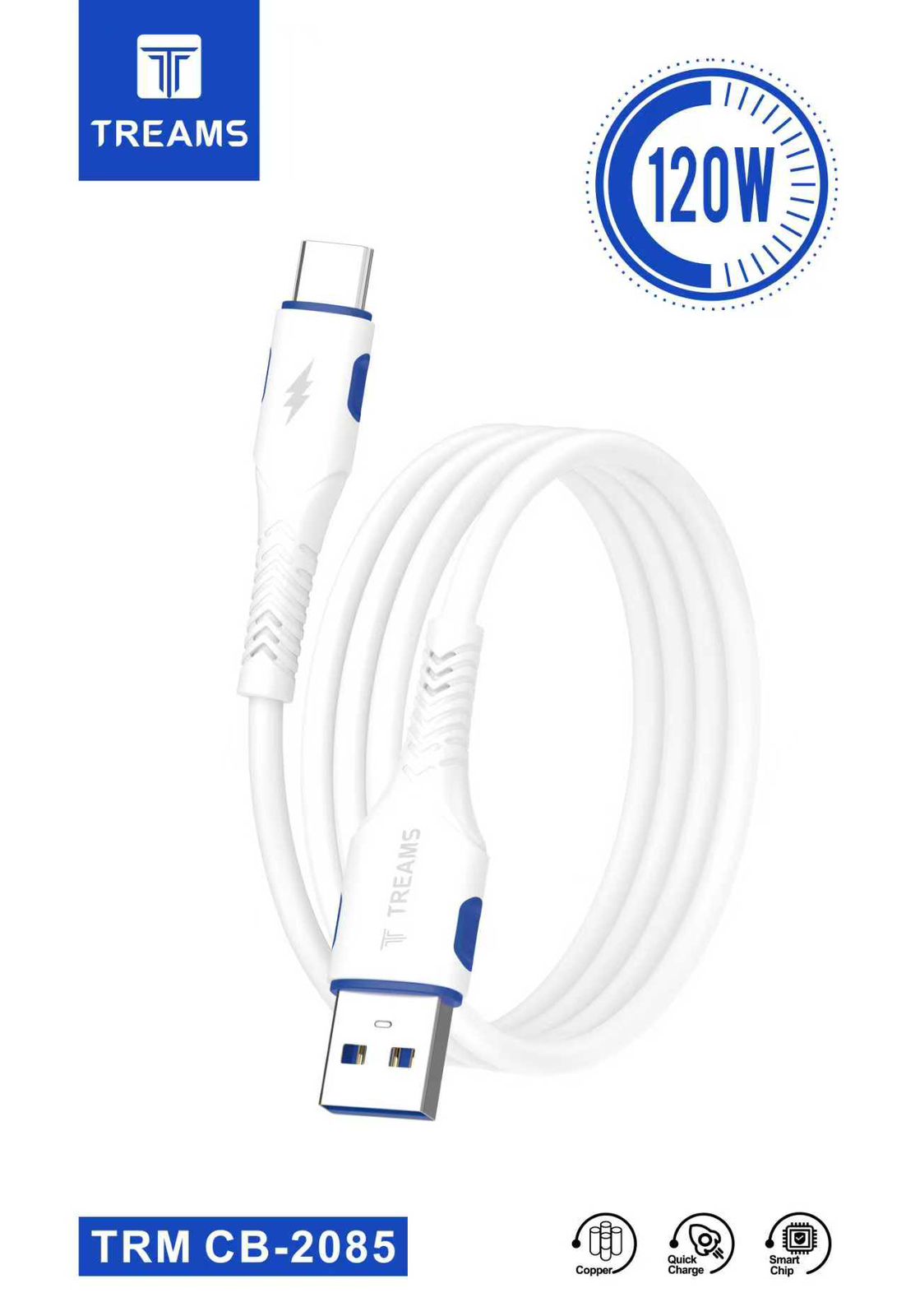 Treams TRM CB-2085 USB to Type-C Data Cable