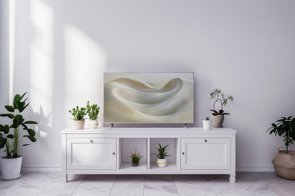 Dunes Whispering Tranquility Neutral Frame TV Art