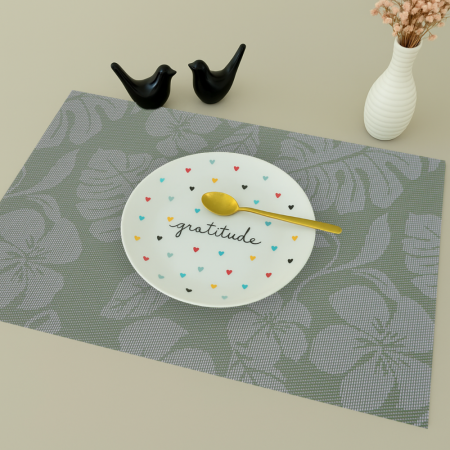 Set de individuales decorativos 6 piezas, pvc, 45x30cm