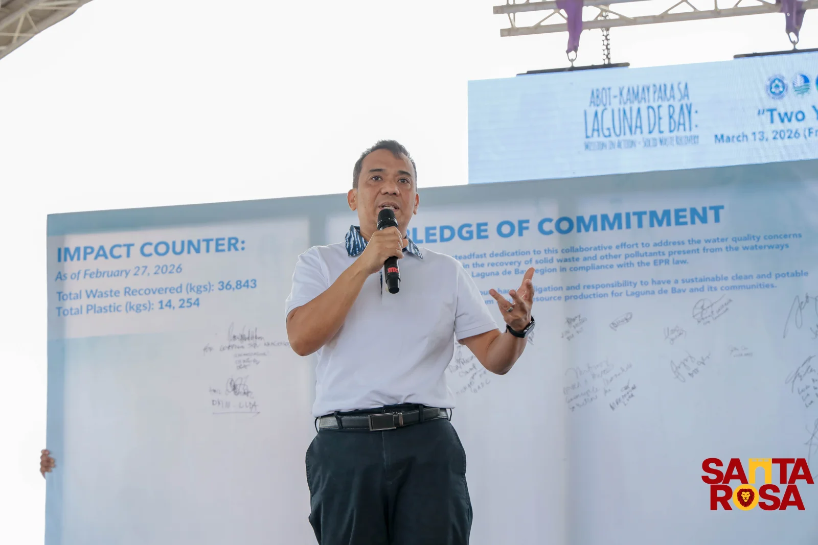 Malawakang clean-up drive, tampok sa ikalawang anibersaryo ng “Abot-Kamay para sa Laguna de Bay”