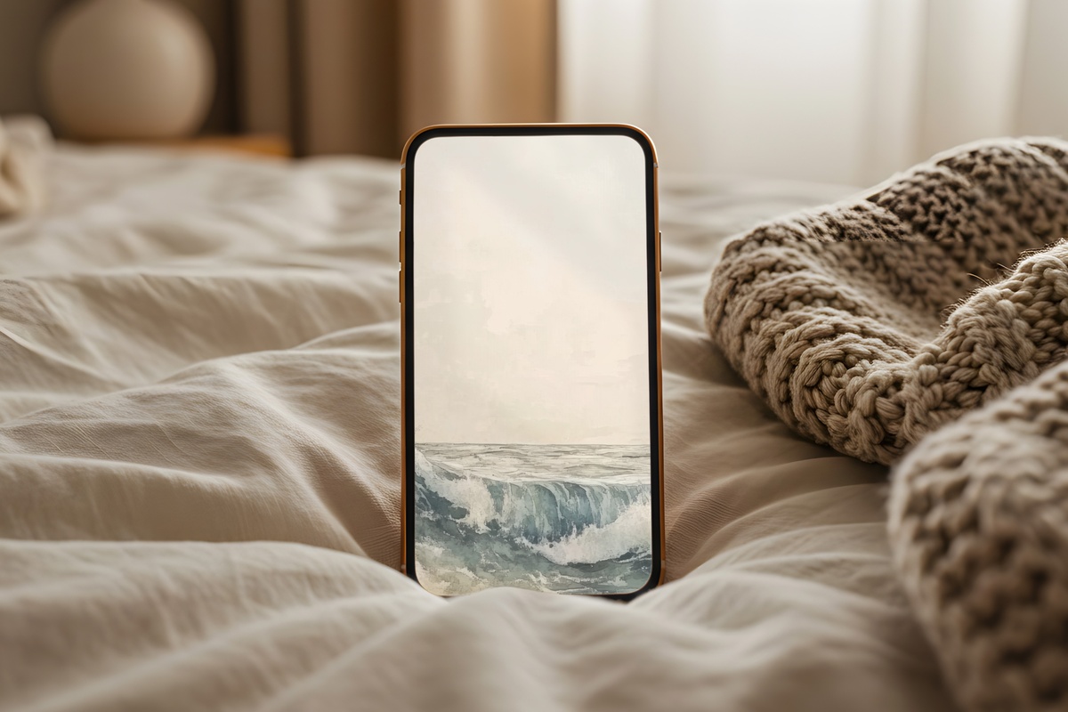 Abstract Oceanic Dreamscape Summer iPhone Wallpaper