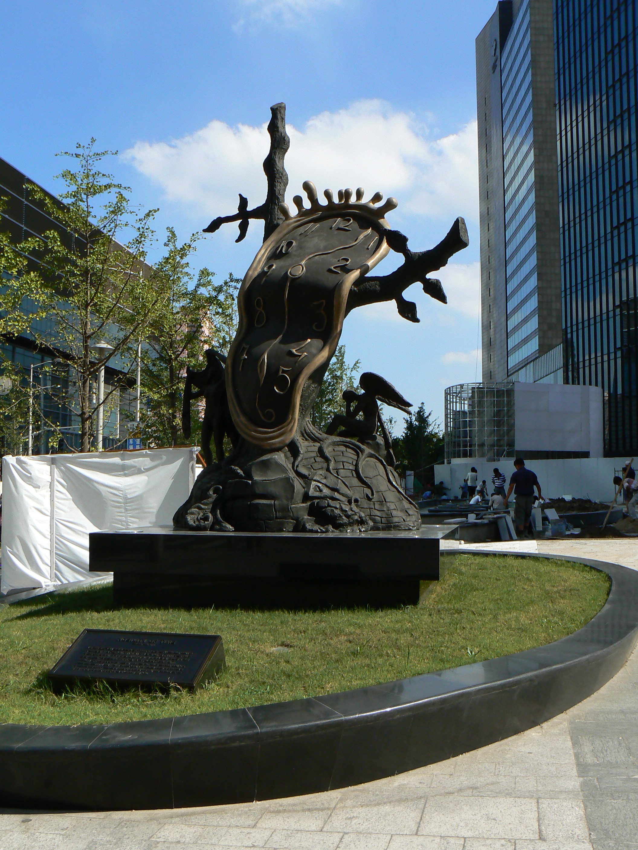 Salvador Dali, Nobility of Time (melting clock sculpture), 1977. The melting timepiece, Dali's signature motif, recurs across his painting and sculpture.