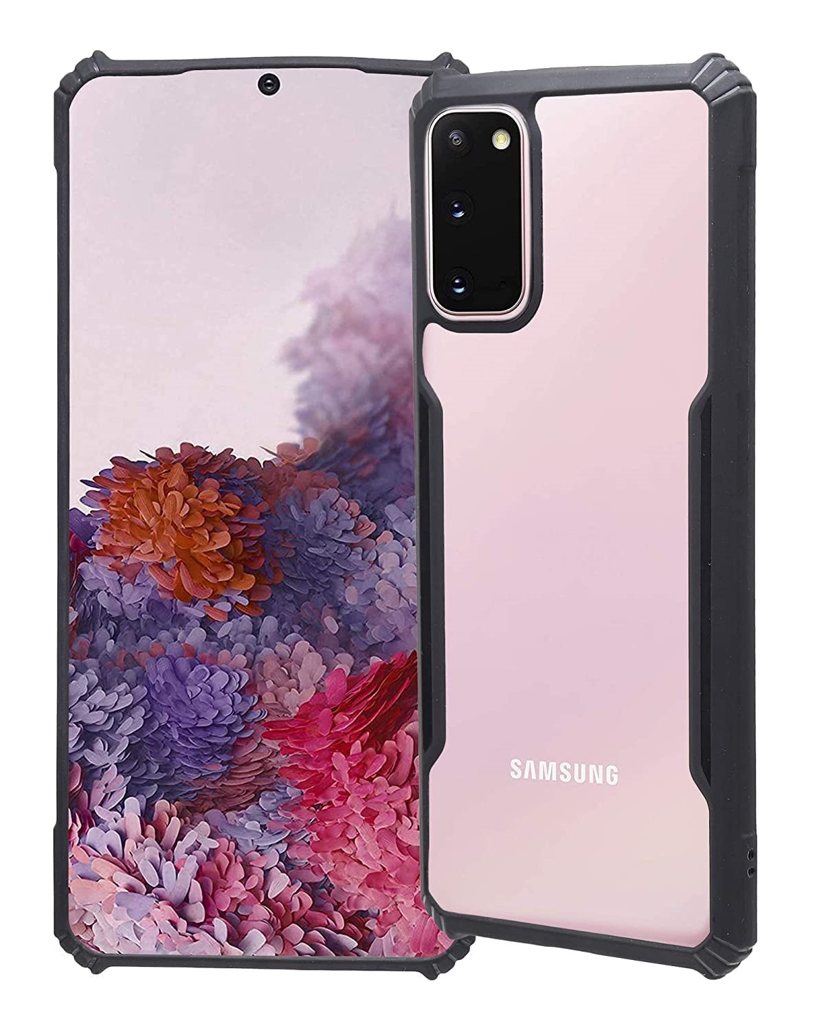 Black Border - Transparent Back iPaky Mobile Back Cover Case