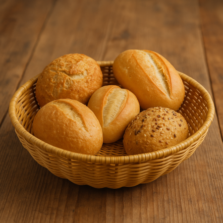 Panera 7xØ23cm, mimbre