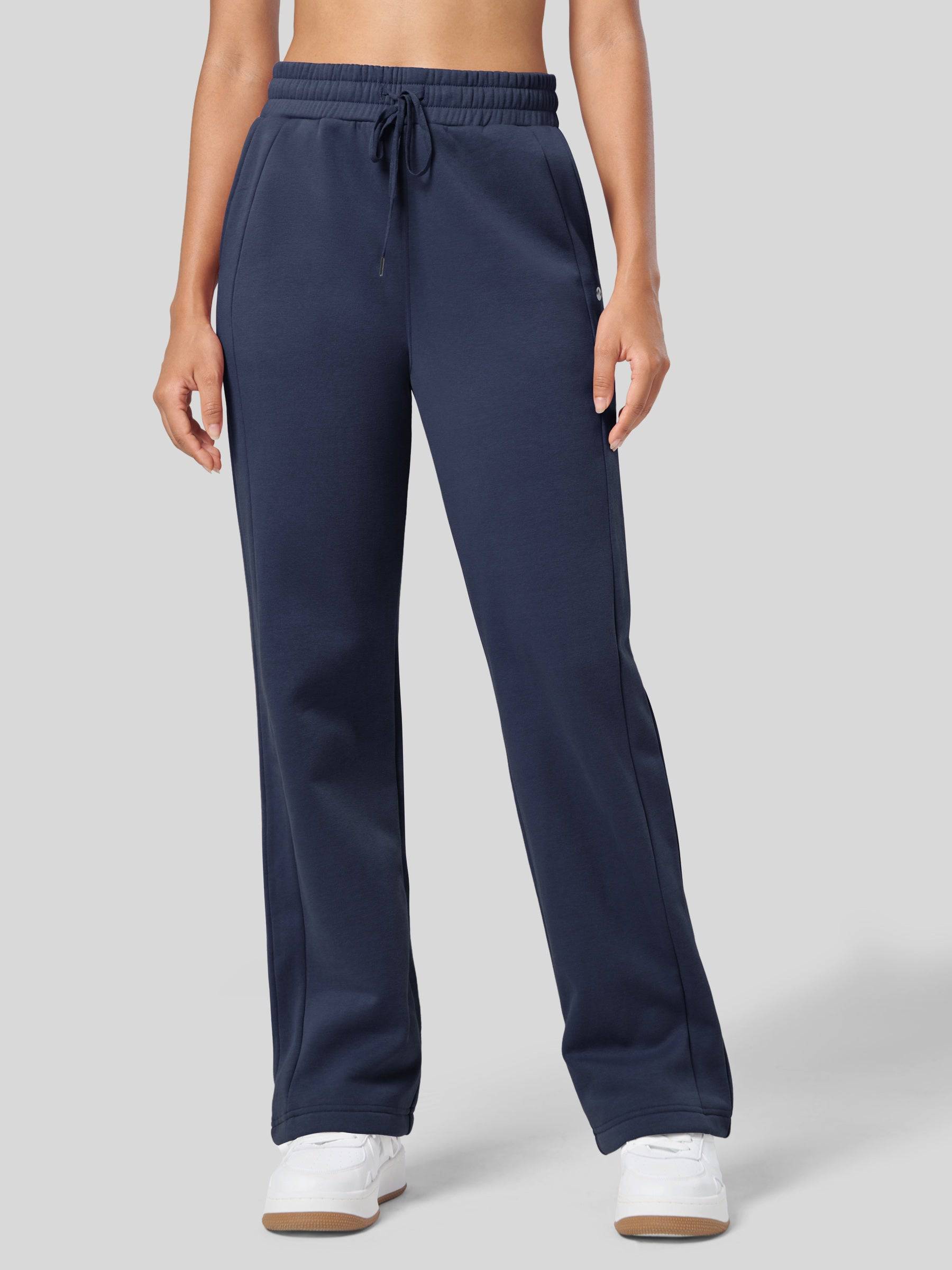 Lavisa - Women's Fleece Straight Leg Sweatpants - Cozy Warmth & Style
