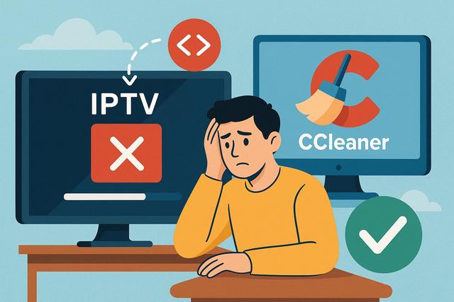 IPTV qui ne charge pas : nettoyer son PC avec CCleaner