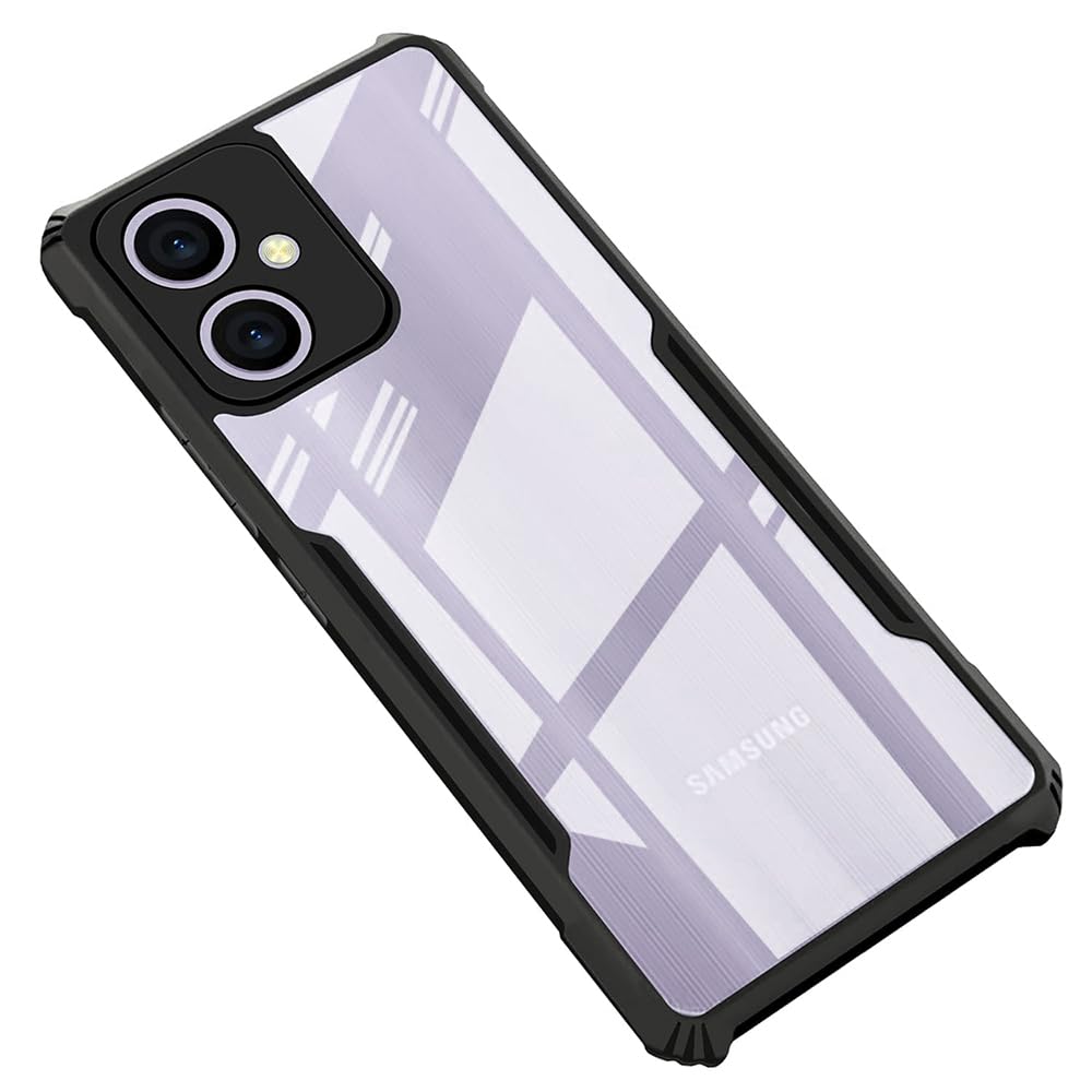 Black Border - Transparent Back iPaky Mobile Back Cover Case