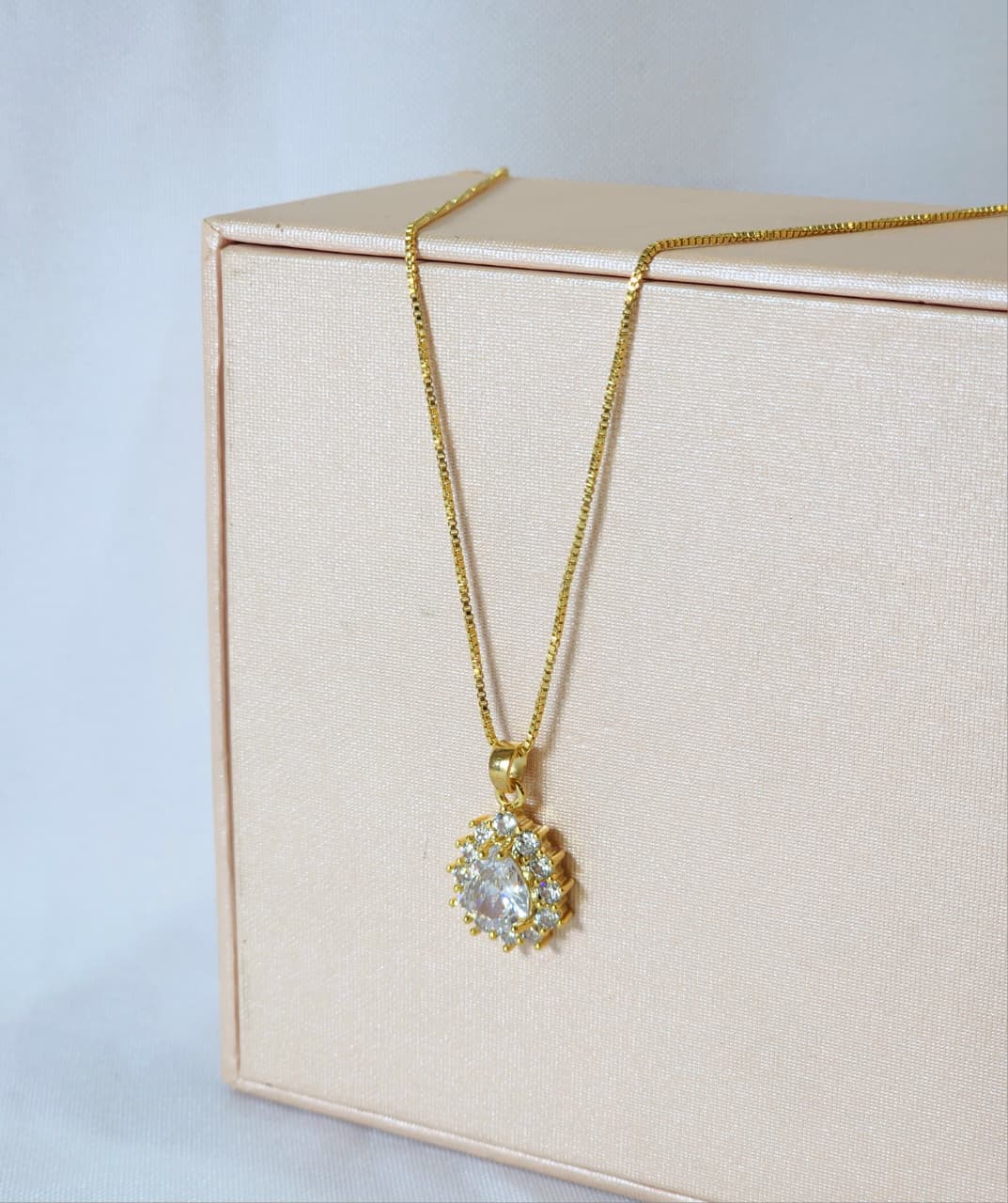 Collar Bañado en Oro para Dama -2