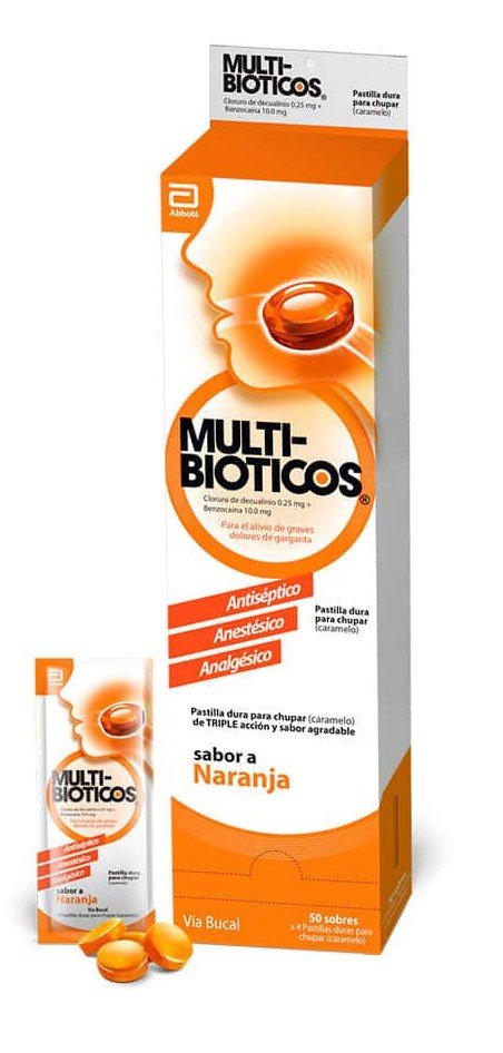 Multibioticos Naranja Cja/50 Sob