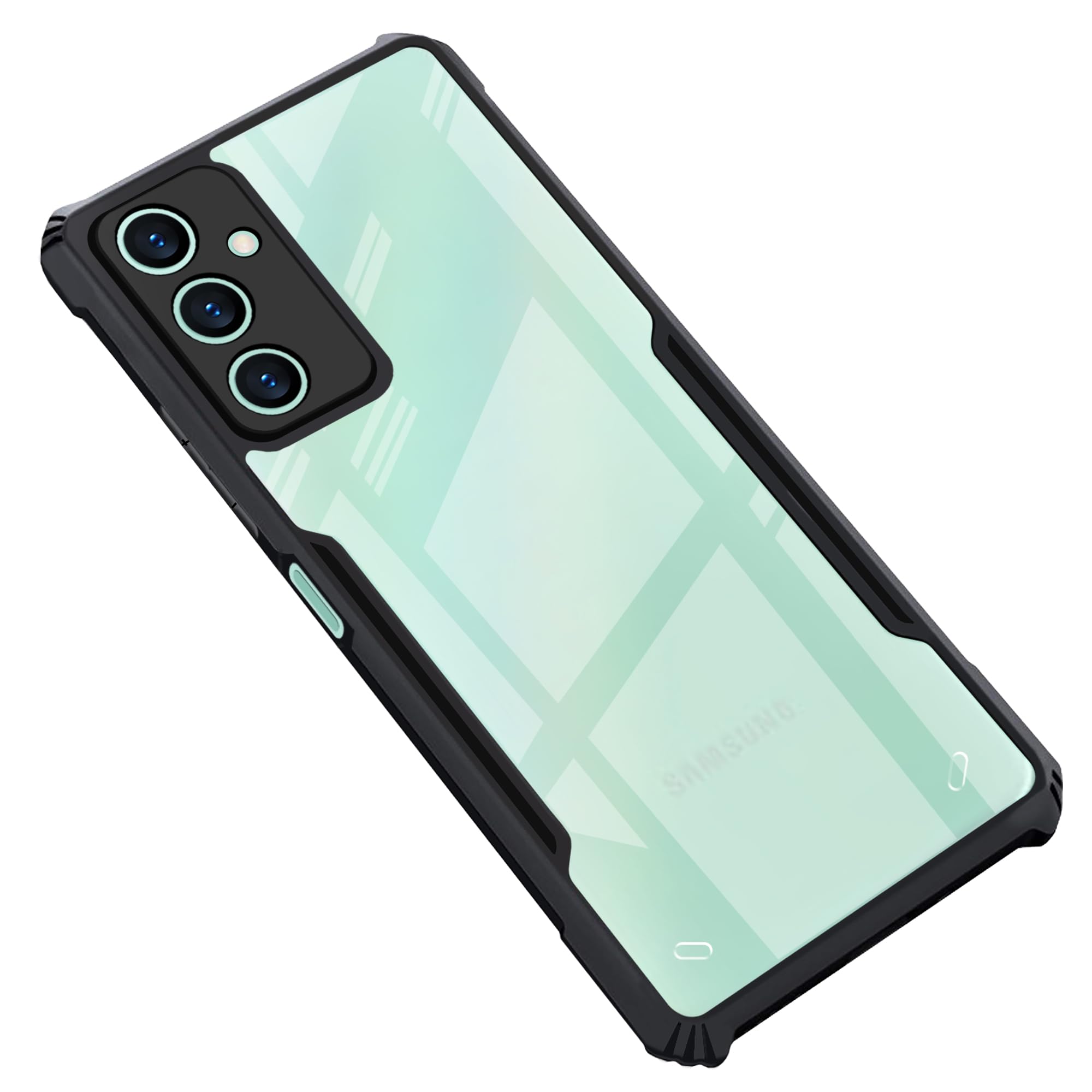 Black Border - Transparent Back iPaky Mobile Back Cover Case