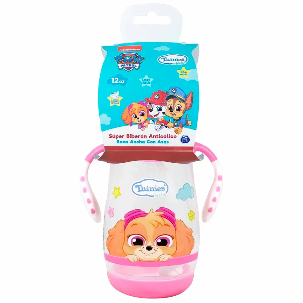 Super Biberon Con Asas Paw Patrol Niña X12 Onz