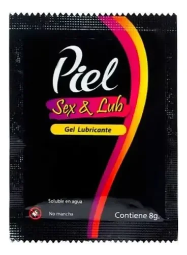 Piel Sex & Lub. Gel Lubricante Caj. 50 Sachets 8Gr.