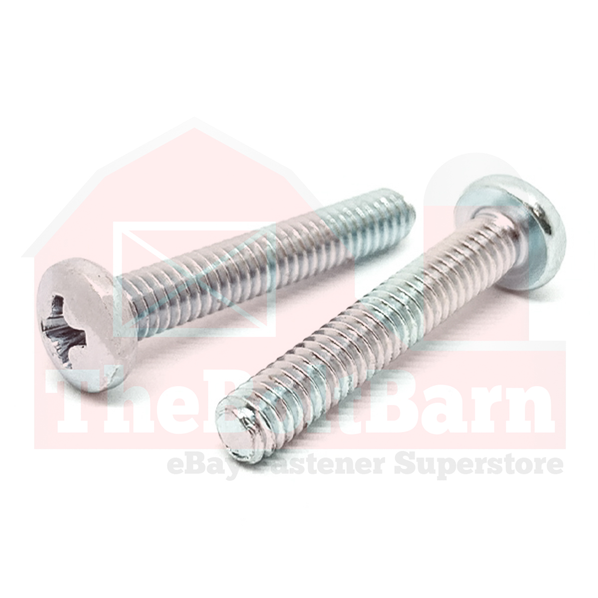 M4-0.7 Phillips Pan Head Machine Screws Zinc (Choose Length & Qty)