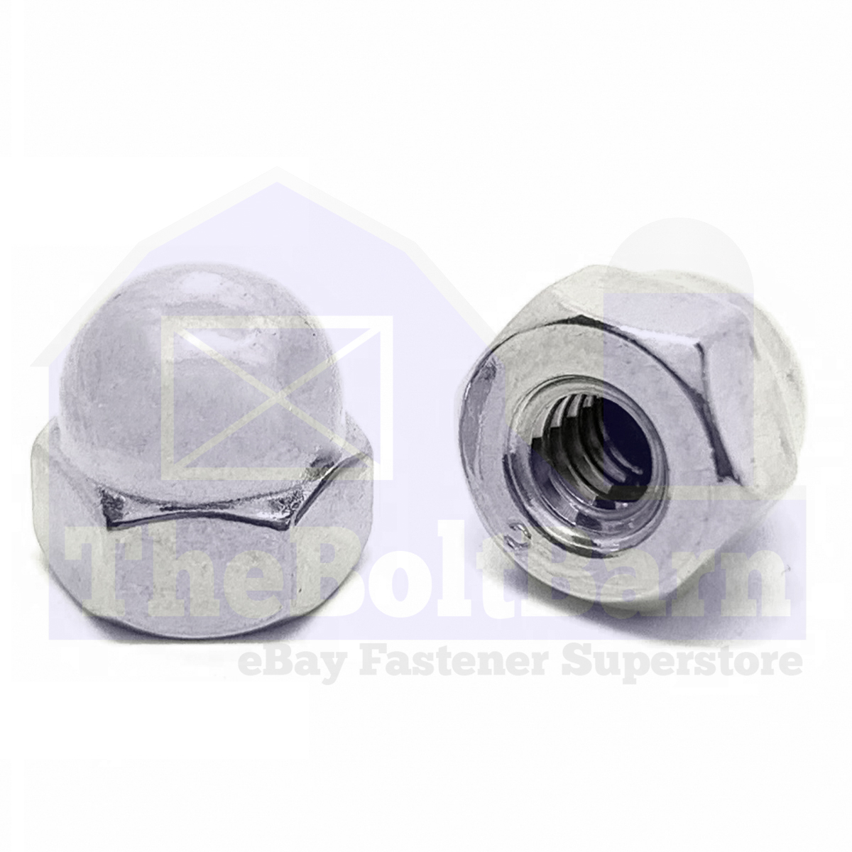 Tuercas de bellota de acero inoxidable M6-1.0 A4-70 rosca gruesa (elige la cantidad) - Imagen 2 de 7