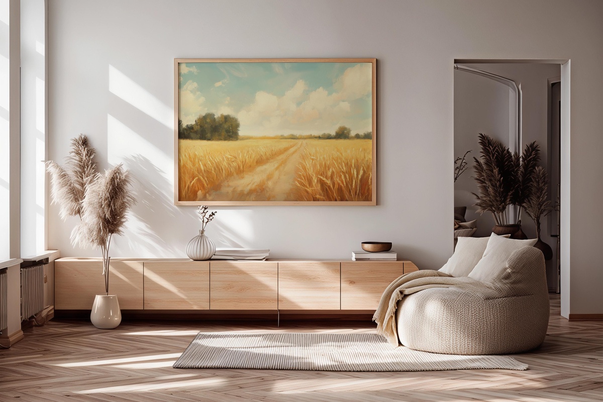 Celestial Golden Harvest Summer Printable Wall Art