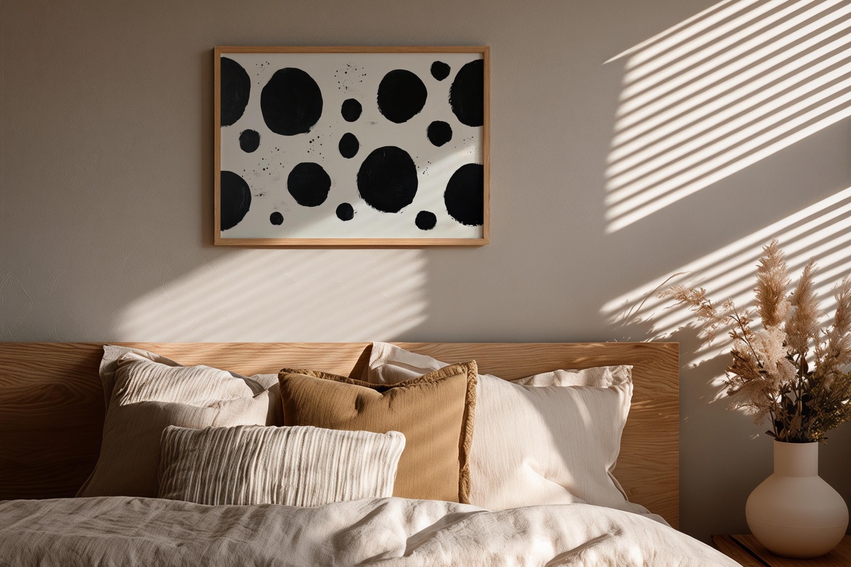 Minimalist Dot Composition Printable Wall Art