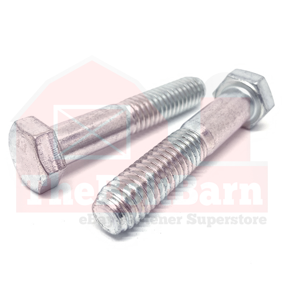 M12-1.50 Class 8.8 Hex Cap Screws Zinc Clear (Choose Length & Qty)