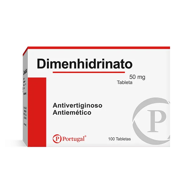 Dimenhidrinato 50 Mg Portugal Cja/100 Tab