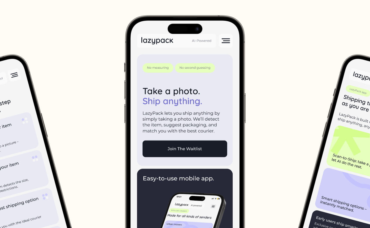LazyPack Mobile Animation