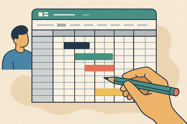 Create a Gantt chart with Calc: Practical Guide