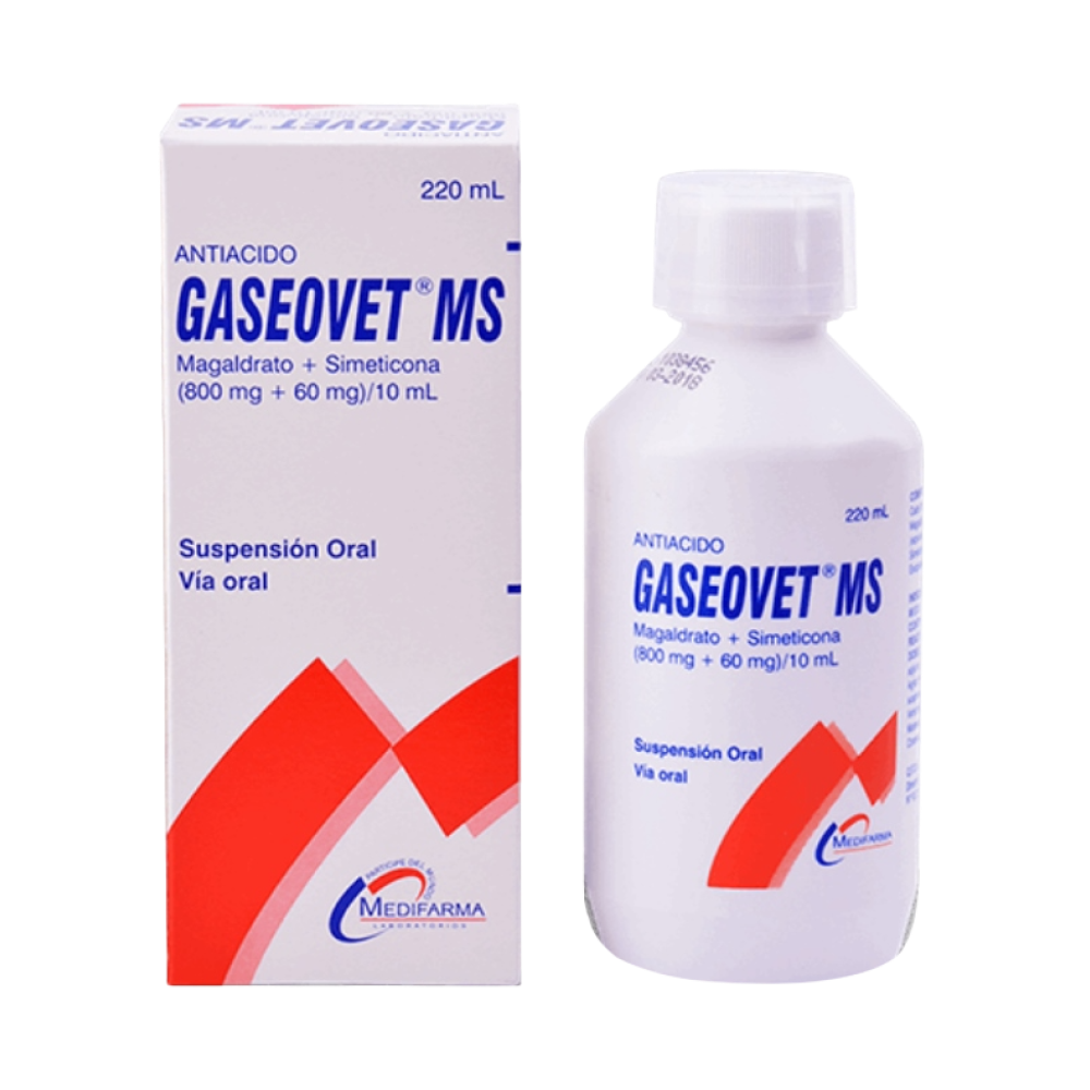 Gaseovet Ms Suspension 800/60 Mg Fco/220 ml
