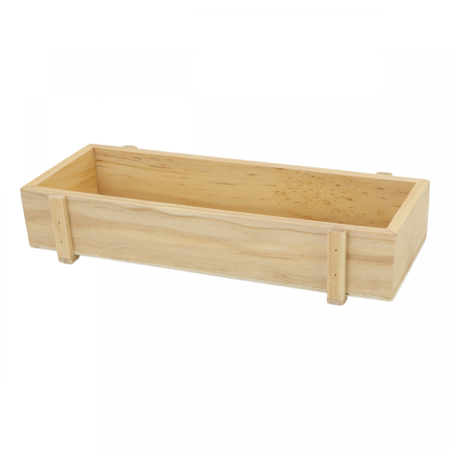 Caja organizadora 4.3x22.2x9cm, madera