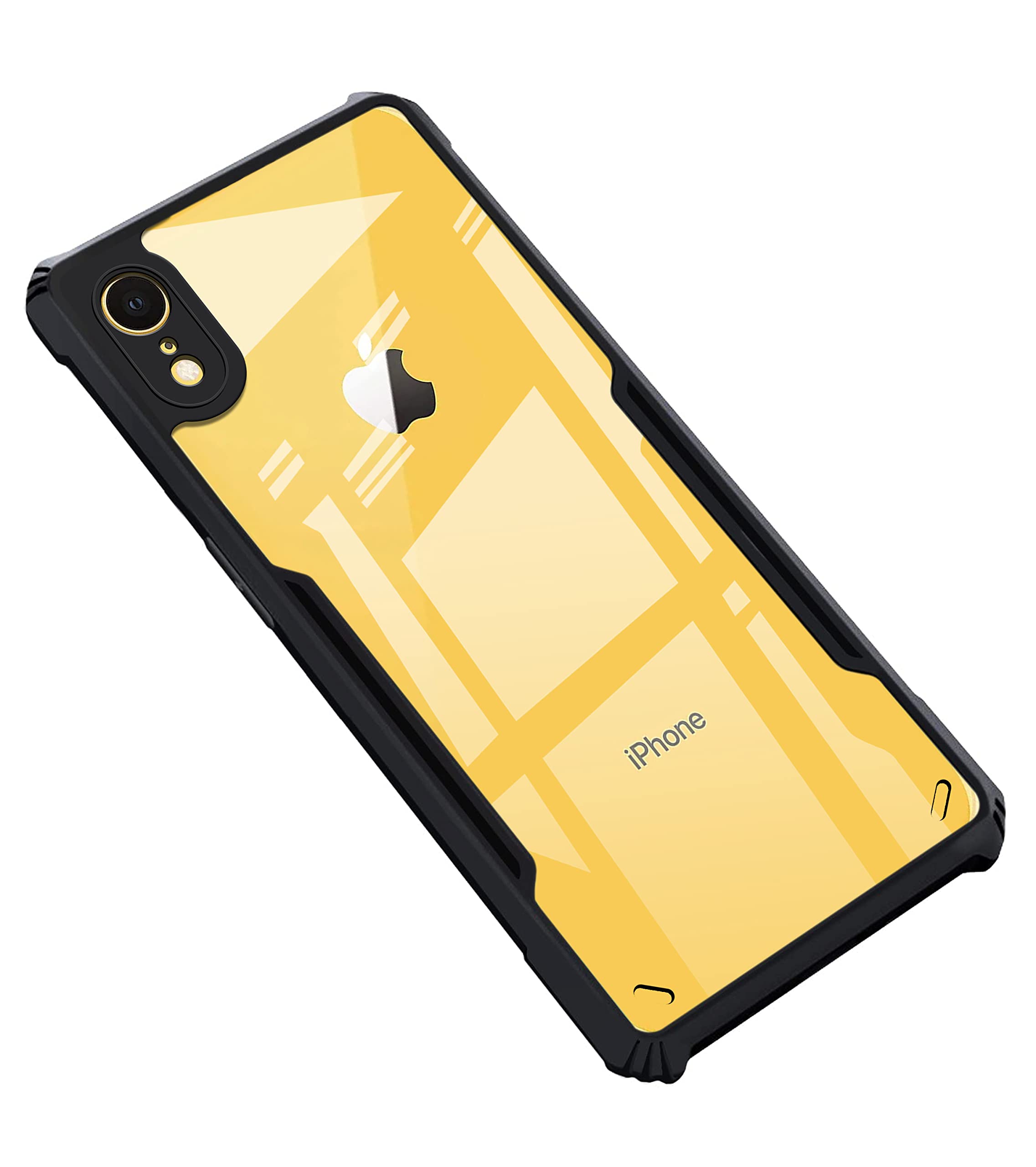 Black Border - Transparent Back iPaky Mobile Back Cover Case