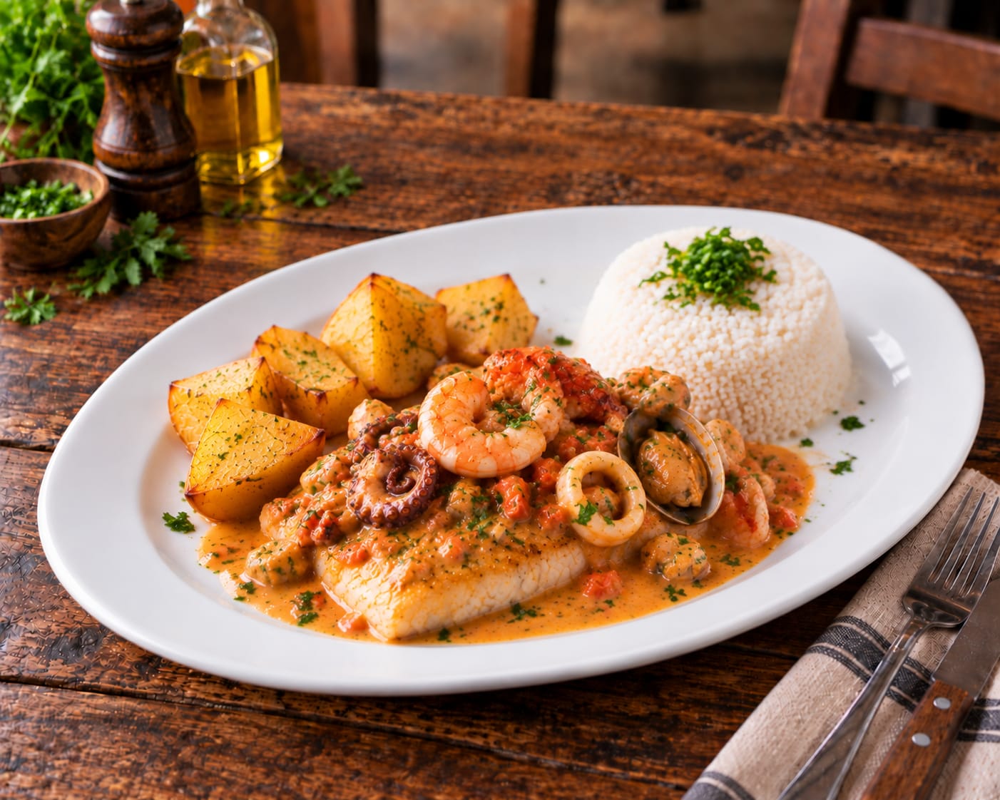 Pescado a lo Macho