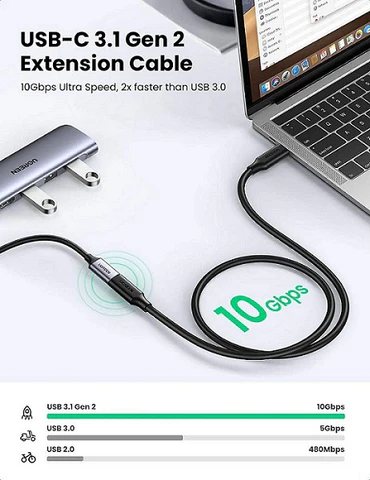 10Gbps USB-C Data Transfer Cable