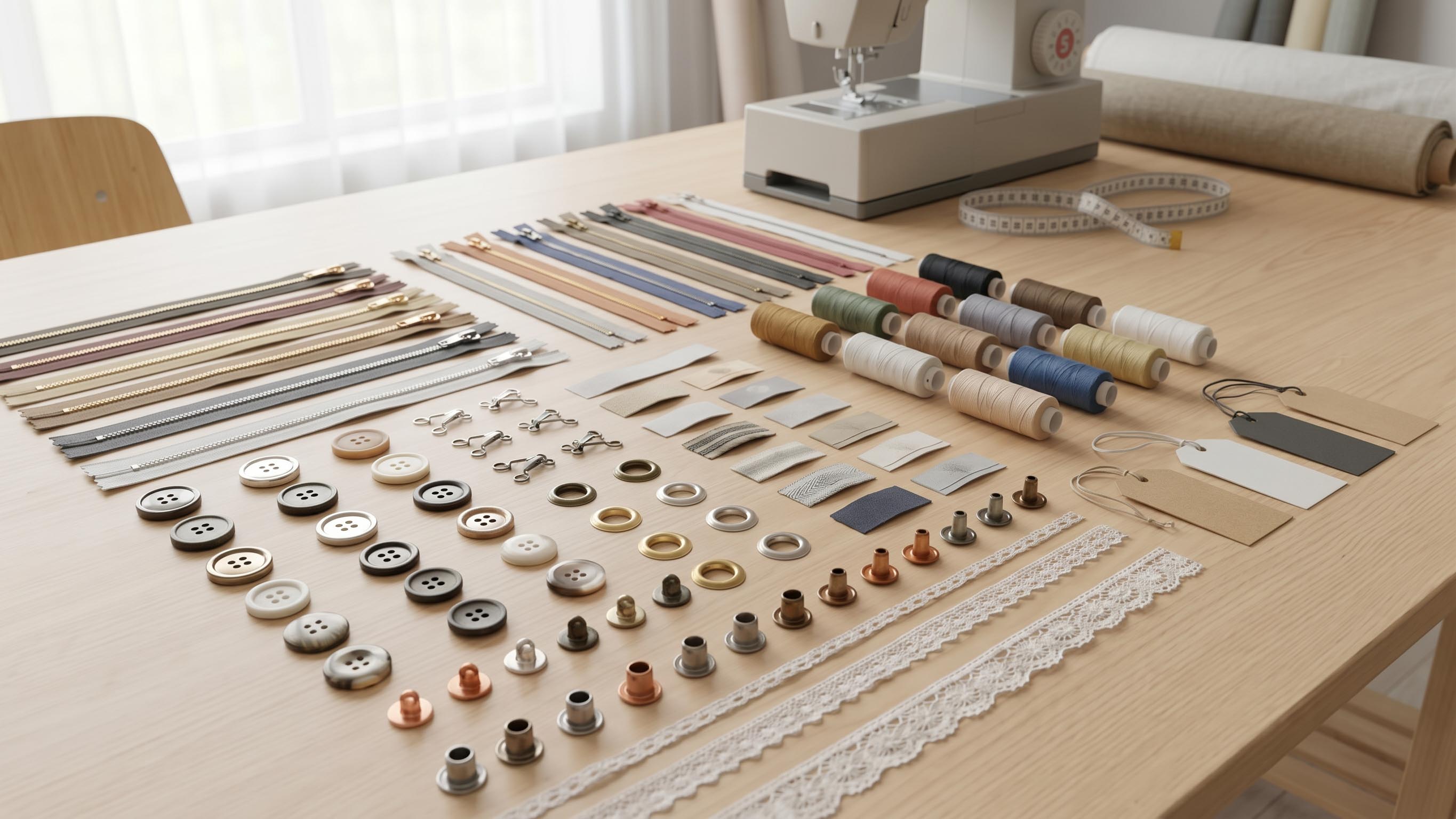 Metal Snaps and Garment Buttons